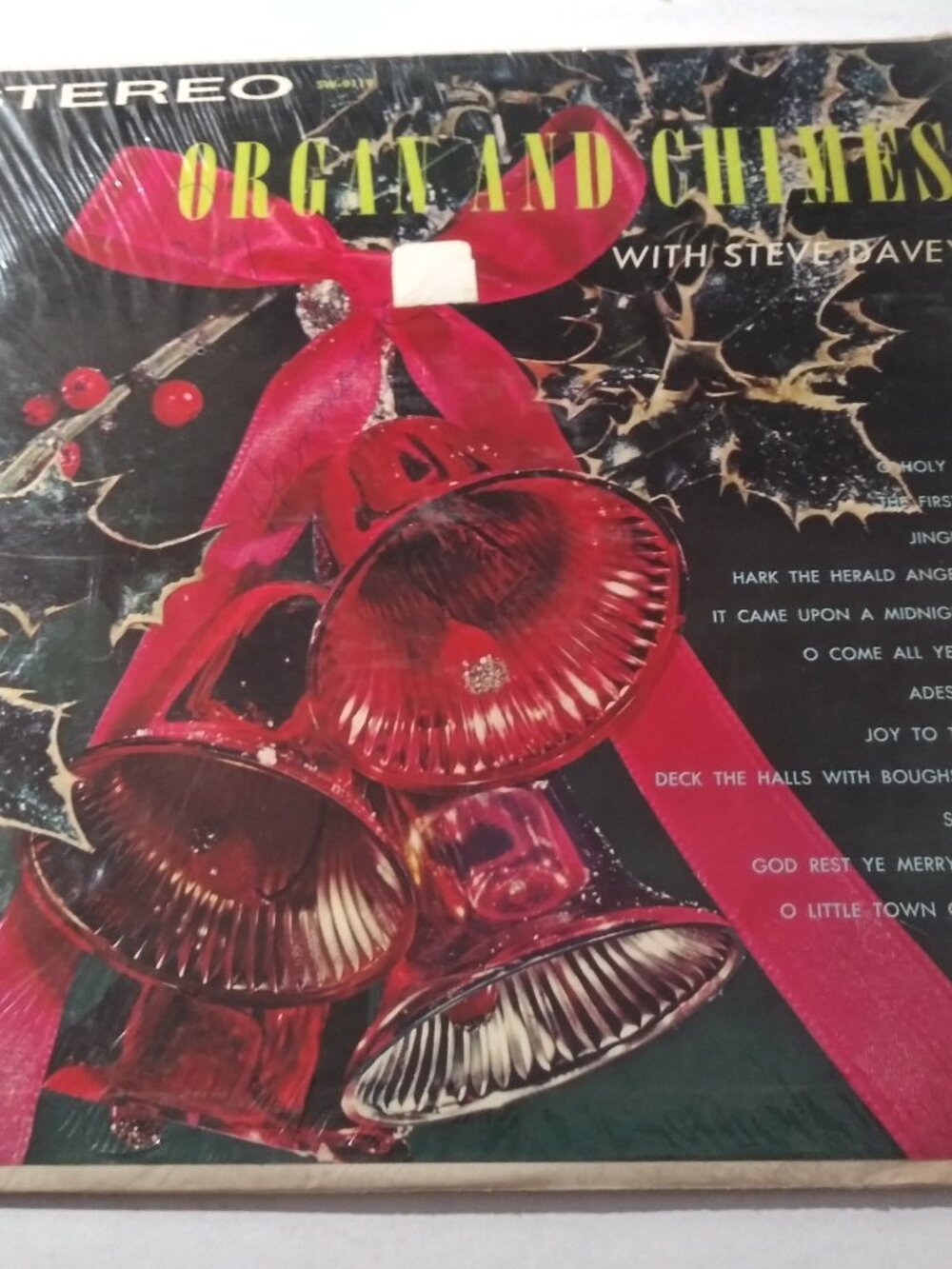 Steve Davey – Organ and Chimes VG+ Original Stereo Wyncote SW9119 LP Record 1964